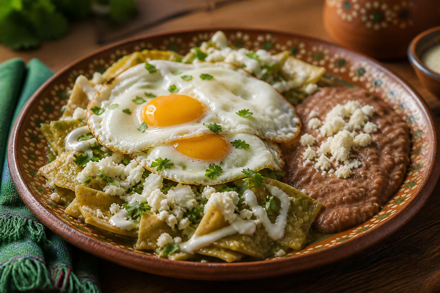 Chilaquiles con Huevo