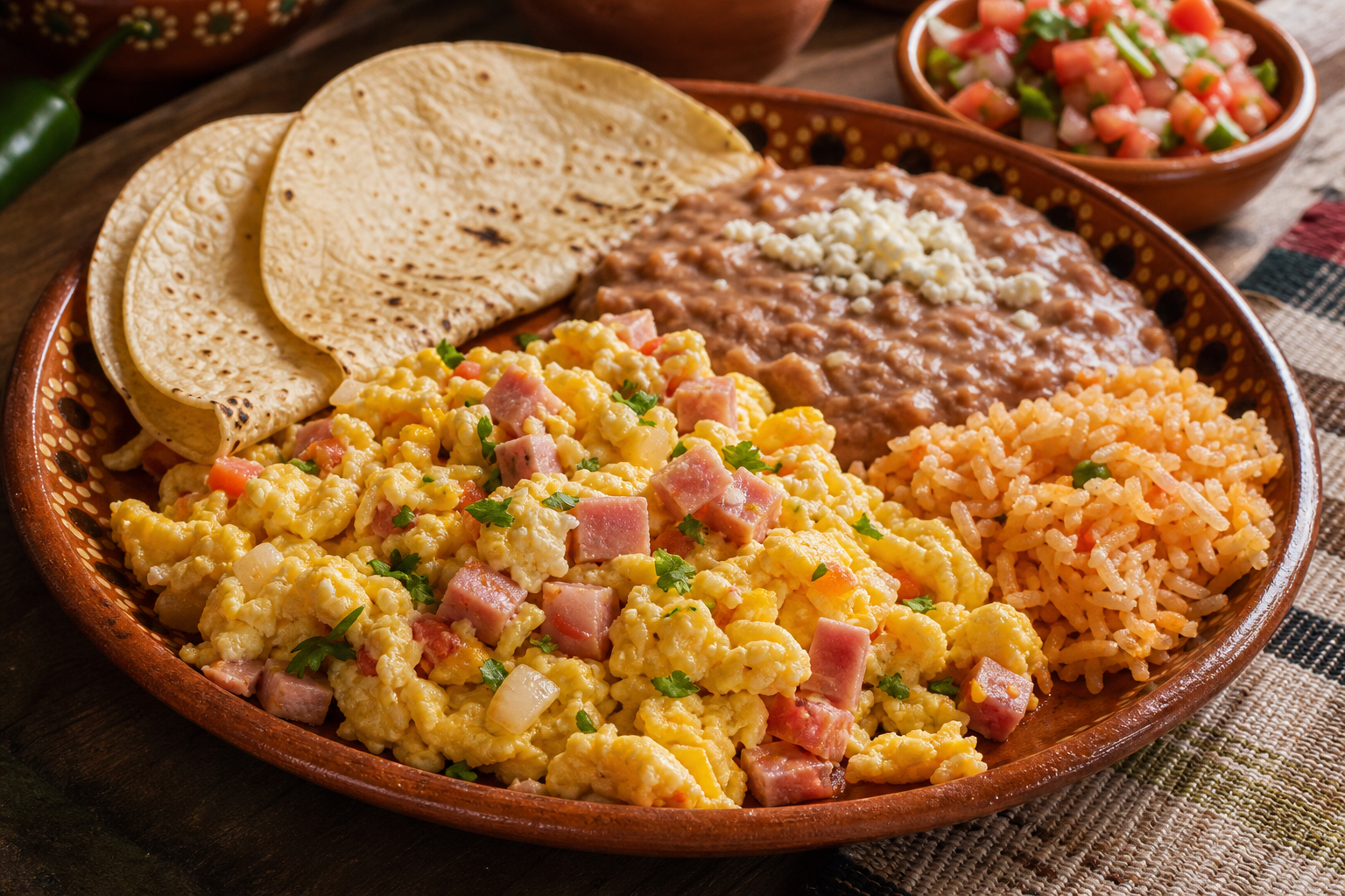 Huevos con Jamon