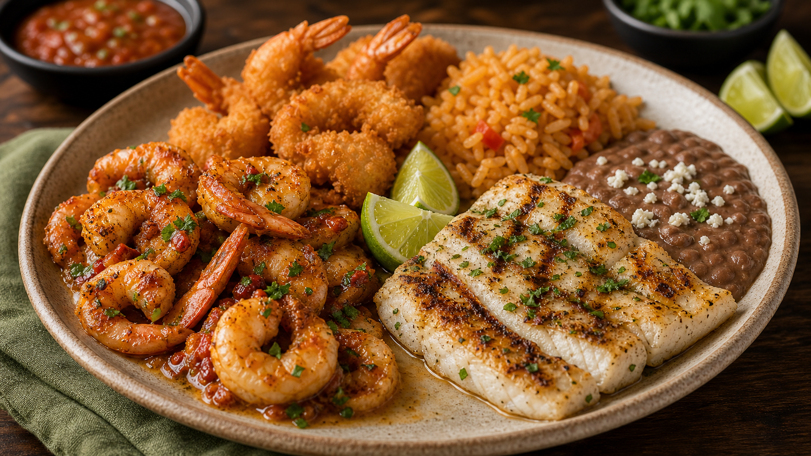 Fajitas de Camarones